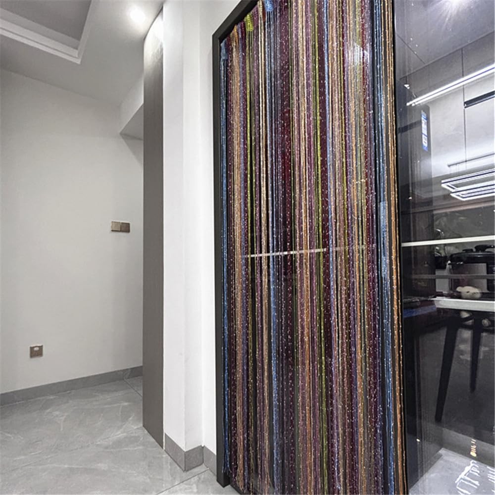 Decorative Door String Curtain Wall Panel Fringe Window Room Divider Blind Di…