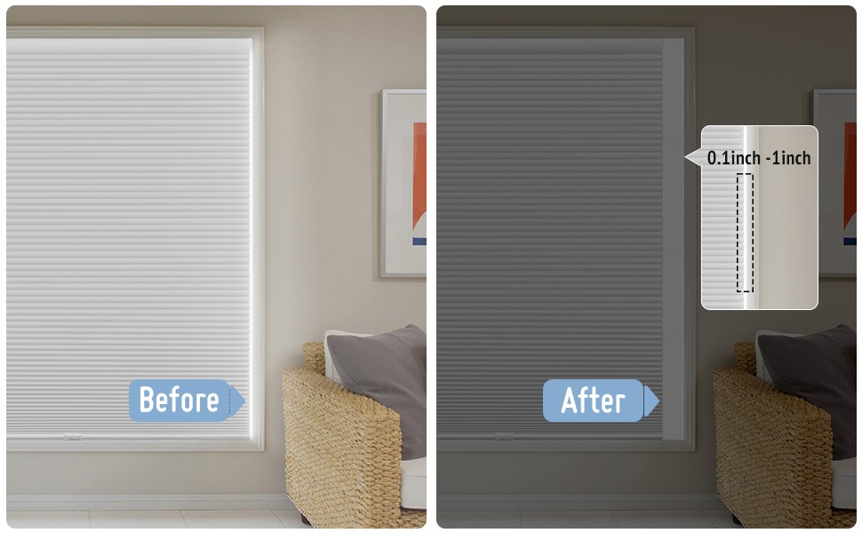 100% Blackout PVC Light Blockers for Window Shades and Blinds – Block Light