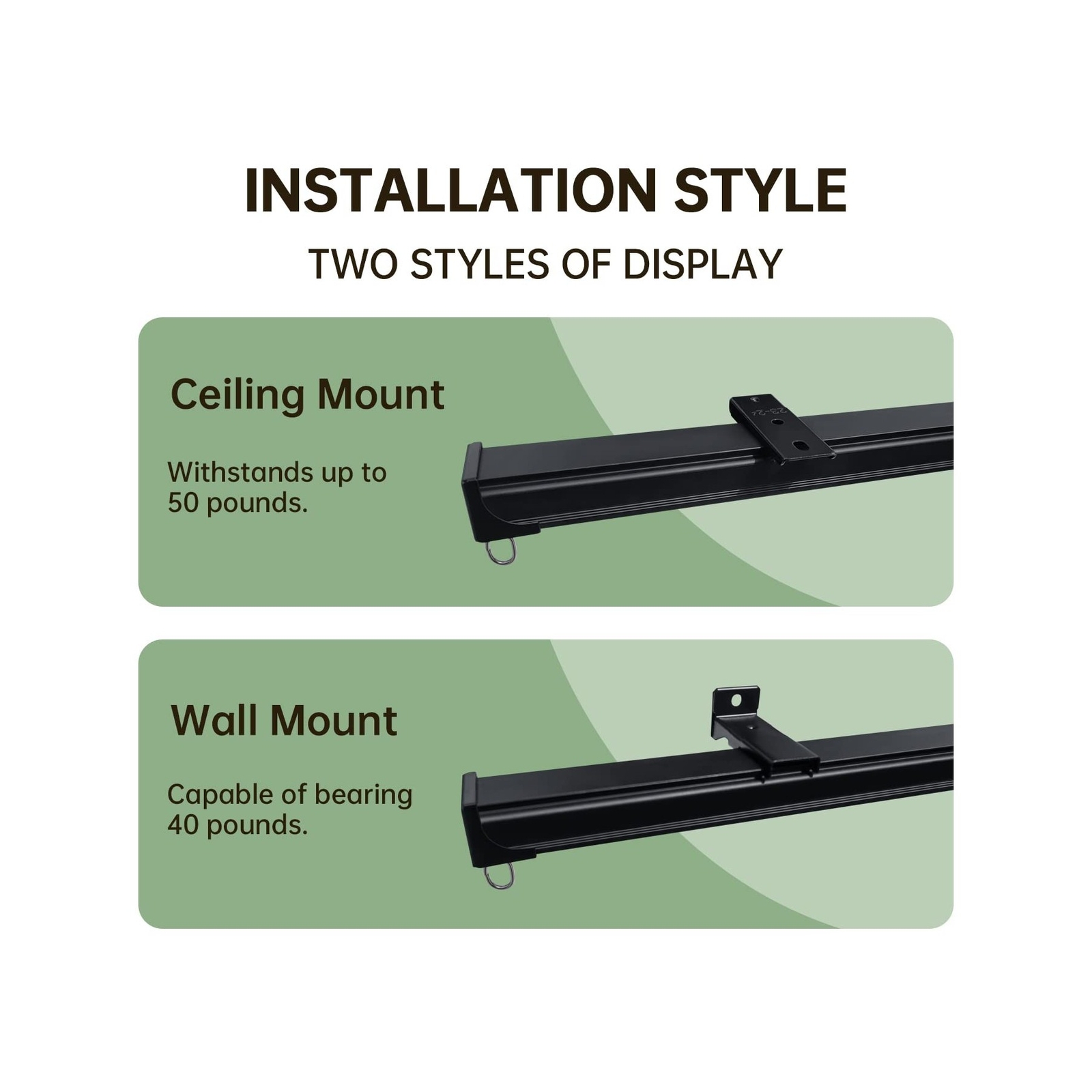 Ceiling Curtain Tracks Ceiling Mounted Heavy-Duty Curtains Rails Room Divider…