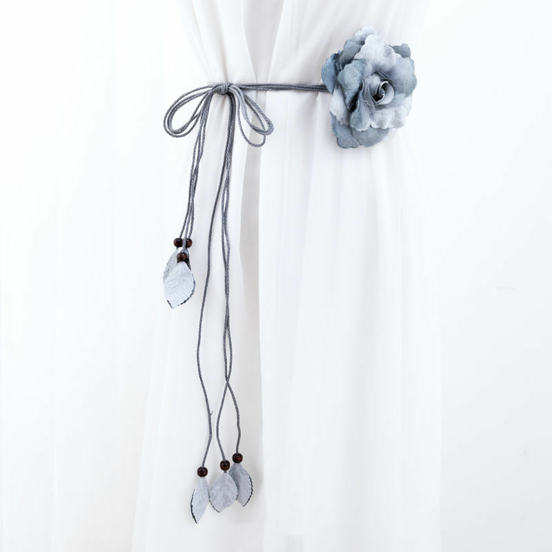 1 Pair Floral Curtain Tie Backs Holdback Tieback Holders Flower Home Decor
