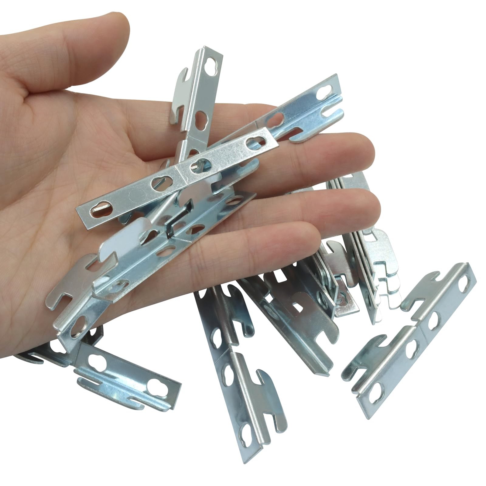 suiwotin 10pcs/5 sets Curtain Rod Brackets Wall Hooks Hardware Kit, Heavy Dut…
