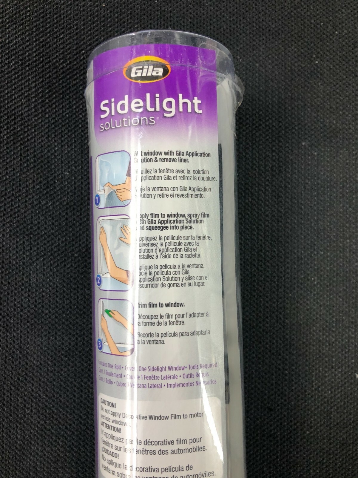 50181220 GILA Sidelight 12-in W x 6-1/2-ft L Frosted Crackled Glass Window Film