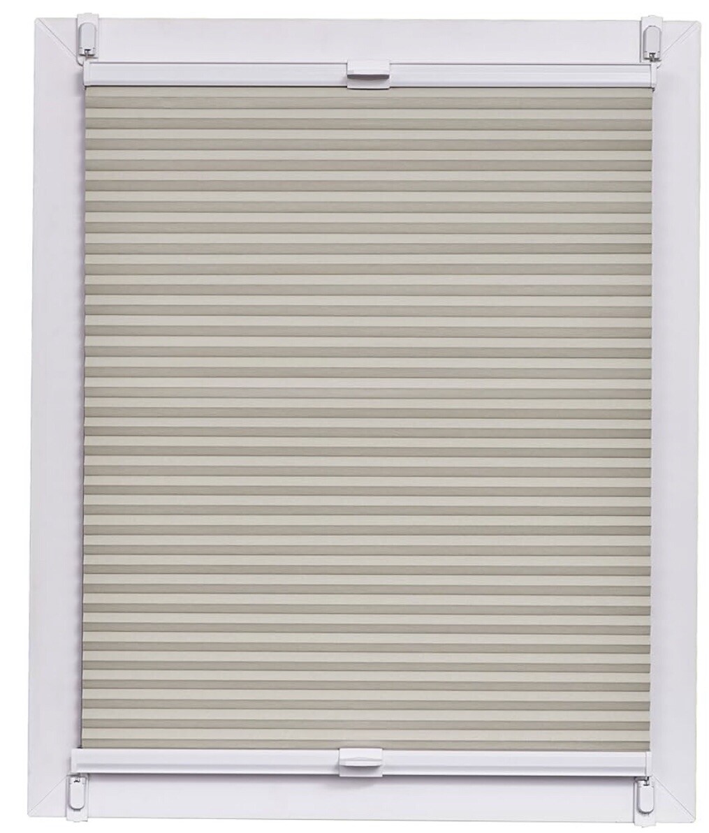 New 22-5/8″x 33 ” Honey Comb Cream Cordless Lift System Shade Hardware