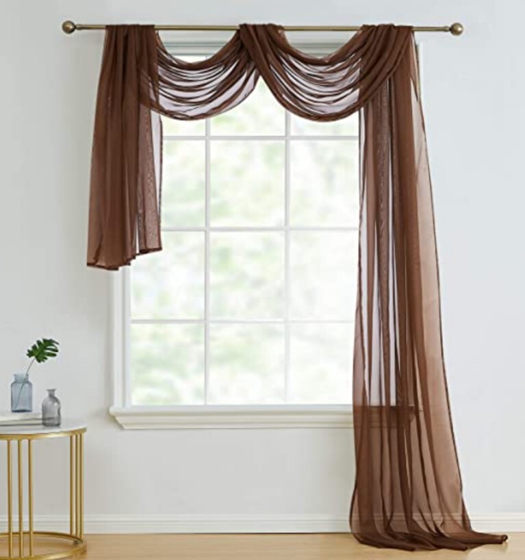 CROSCILL New Scarf Valance – Brazil 52”x216” Tropical