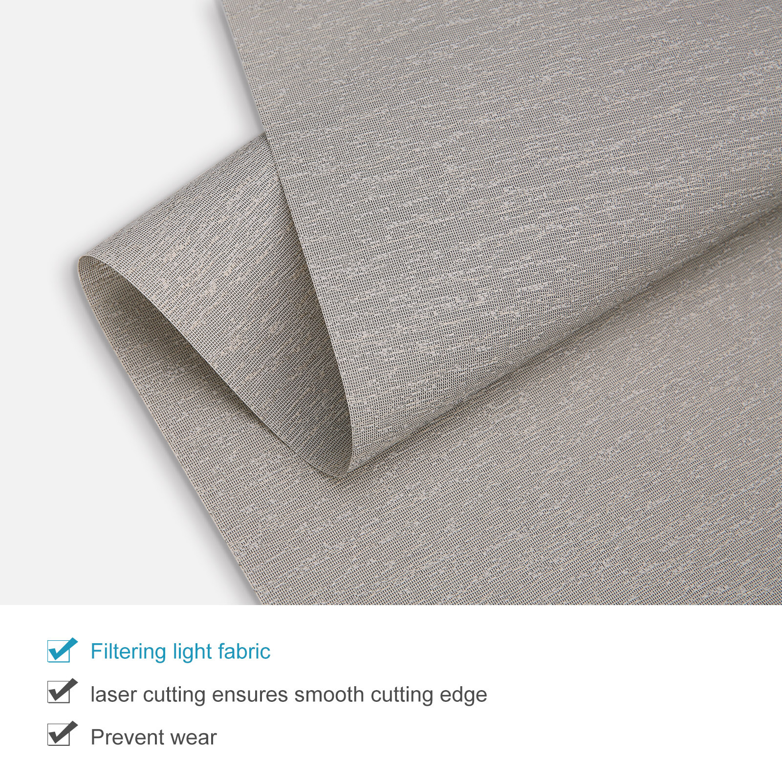 Changshade CUSTOM Size Waterproof Window Blinds Light Filtering Roller Shades