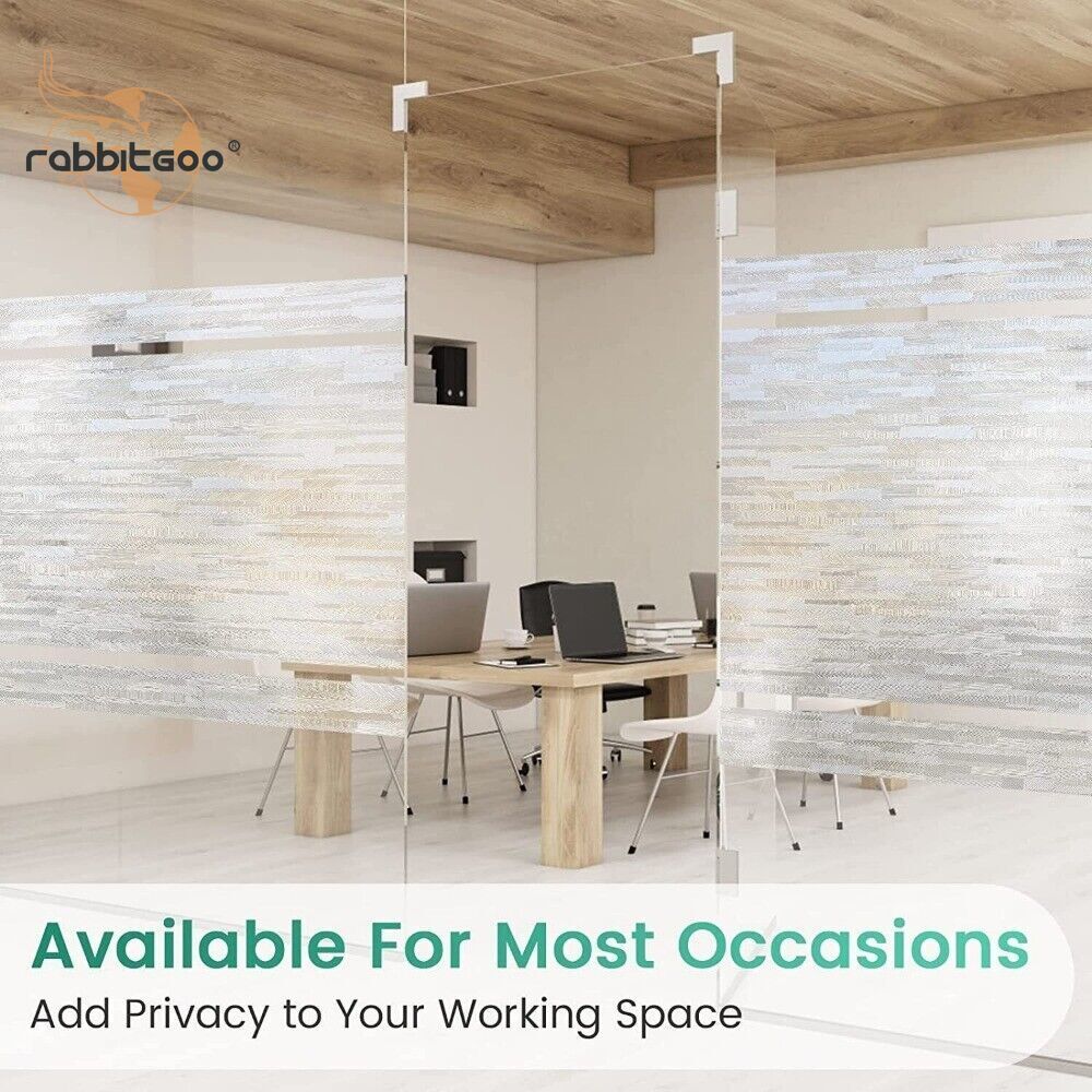 Matt Privacy Window Film Covering Window Sticker Static Cling Vinyl Glass Film