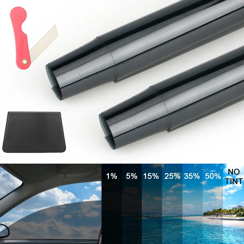 20″ x 10FT/20FT Car Window Tint Film Roll – 5-50% VLT for Car, Home & Office USA