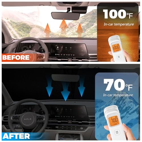2026 Upgrade Front Windshield Sunshade fit for Kia Sportage 2023-2025 2026