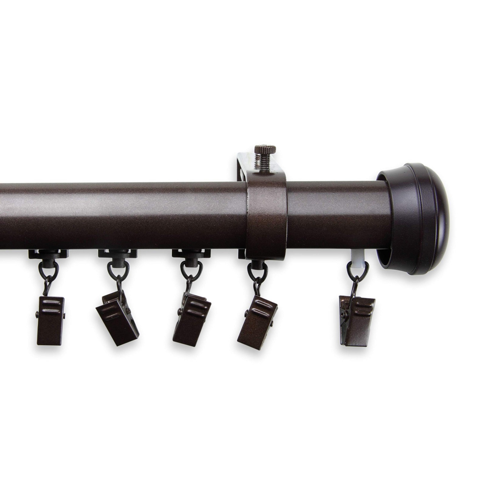 Mango Cordless Traverse Rod 86-120 inch – Cocoa inch,