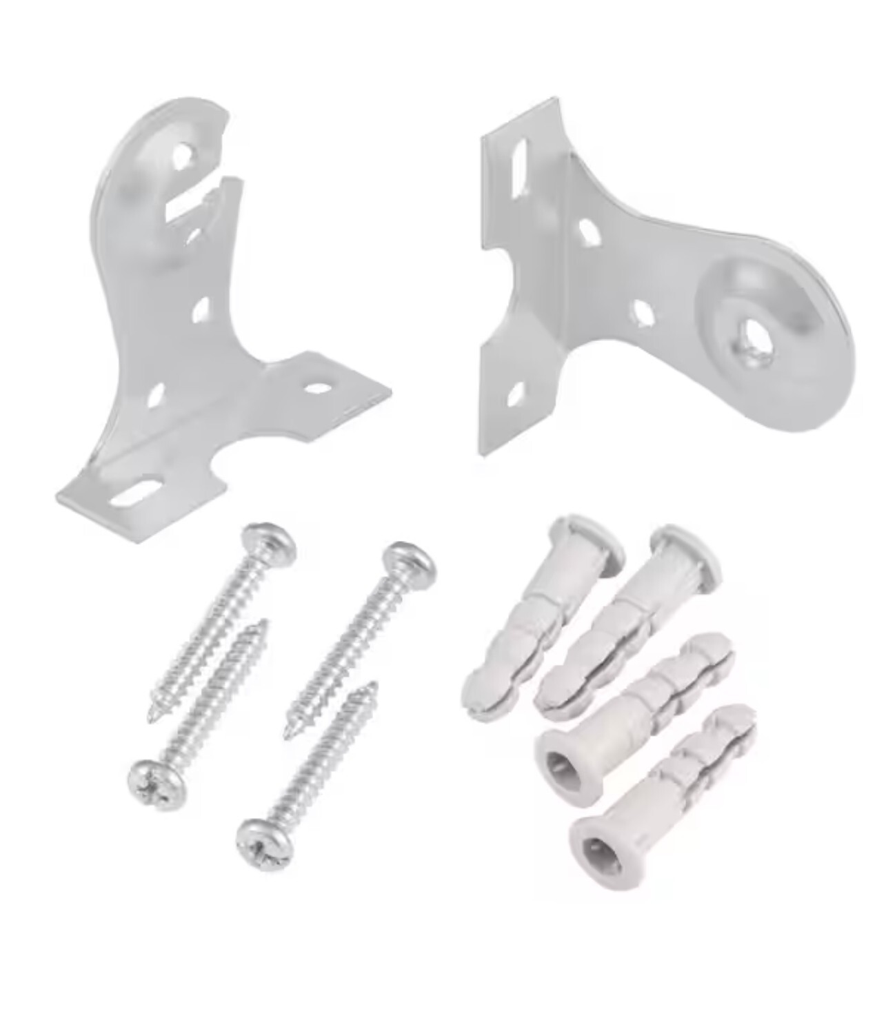 10 Pack Roller Shade Outside Window Frame Mount Steel Brackets Set Of 20 Bracket