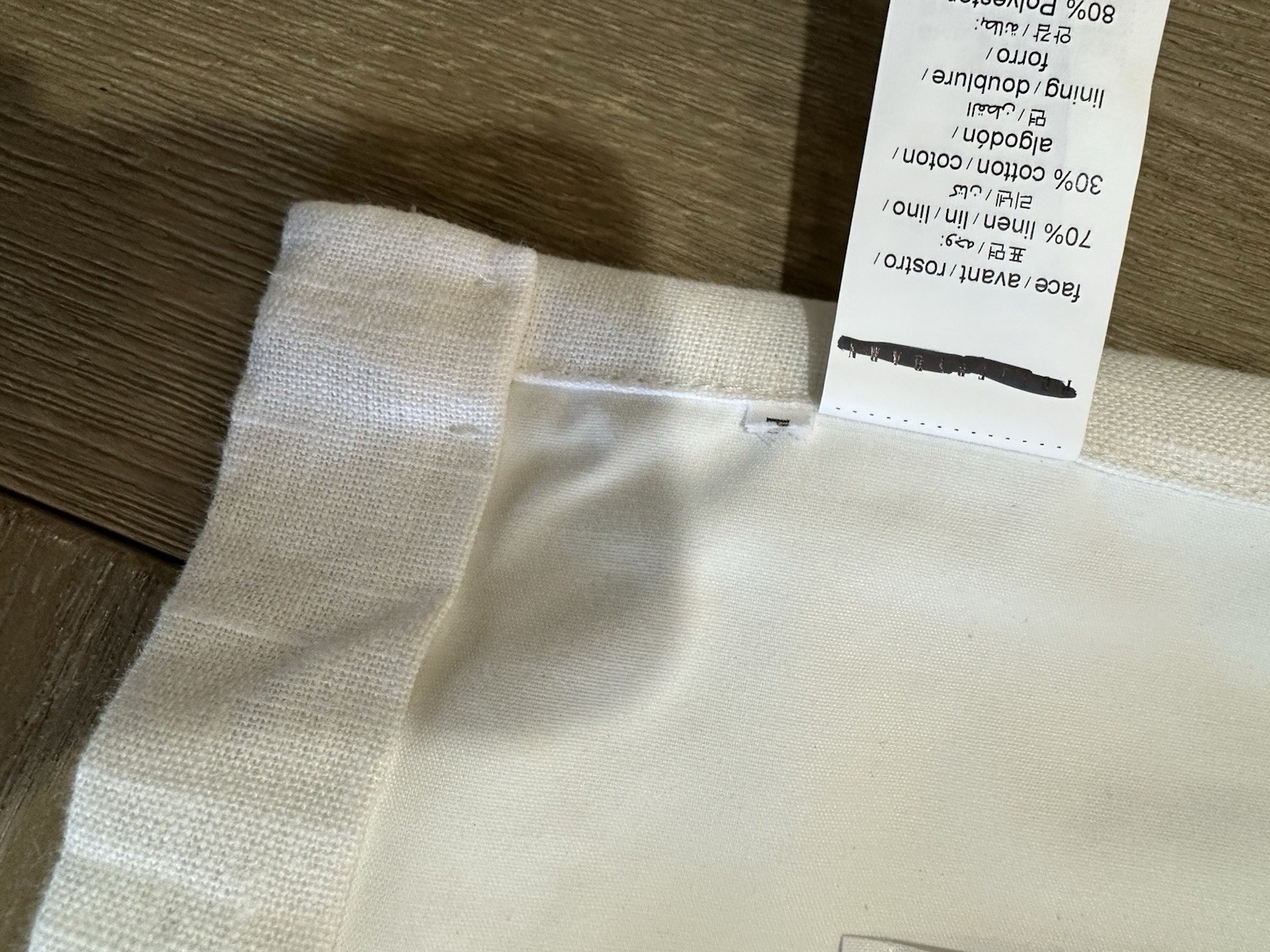 Pottery Barn Emery Roman Shade White 34×48 Replacement Hardware Blackout