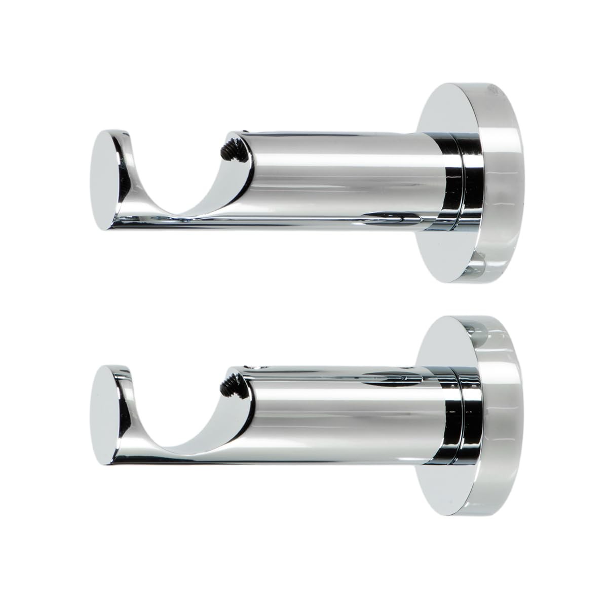 Ceiling or Wall Mount Curtain Rod Brackets Holders for Curtain Rods of 7/8 an…