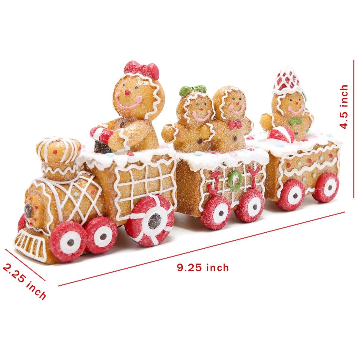 Christmas Decorations Indoor Home Decor Christmas Gingerbread Man Small Train…