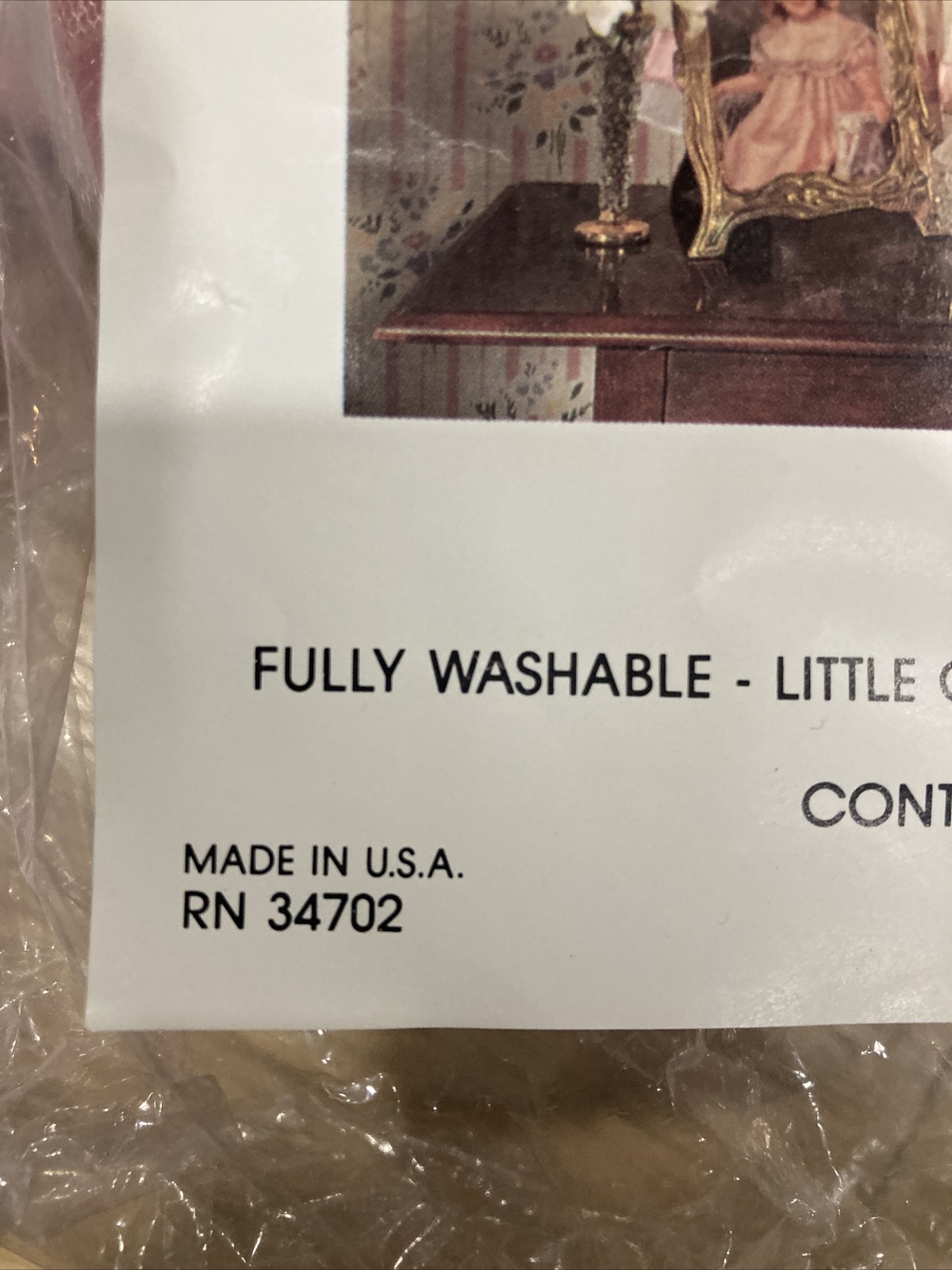 VTG Maria Ruffles Polyester Tiers 30”W/35”L Cascade Swag 60”W Set Made In USA