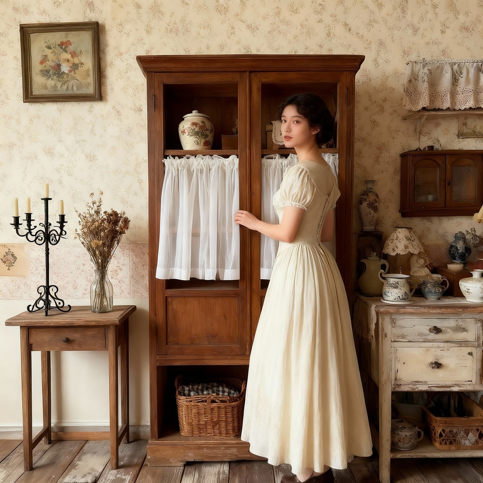 Kitchen Small Window Valance Half Curtain Cabinet Door Living Room Drape Decor