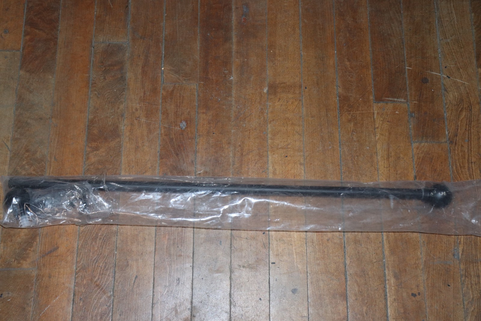 Kenney Standard Decorative Window Curtain Rod Black 5/8″ Dia. x 28-48″ KN71606