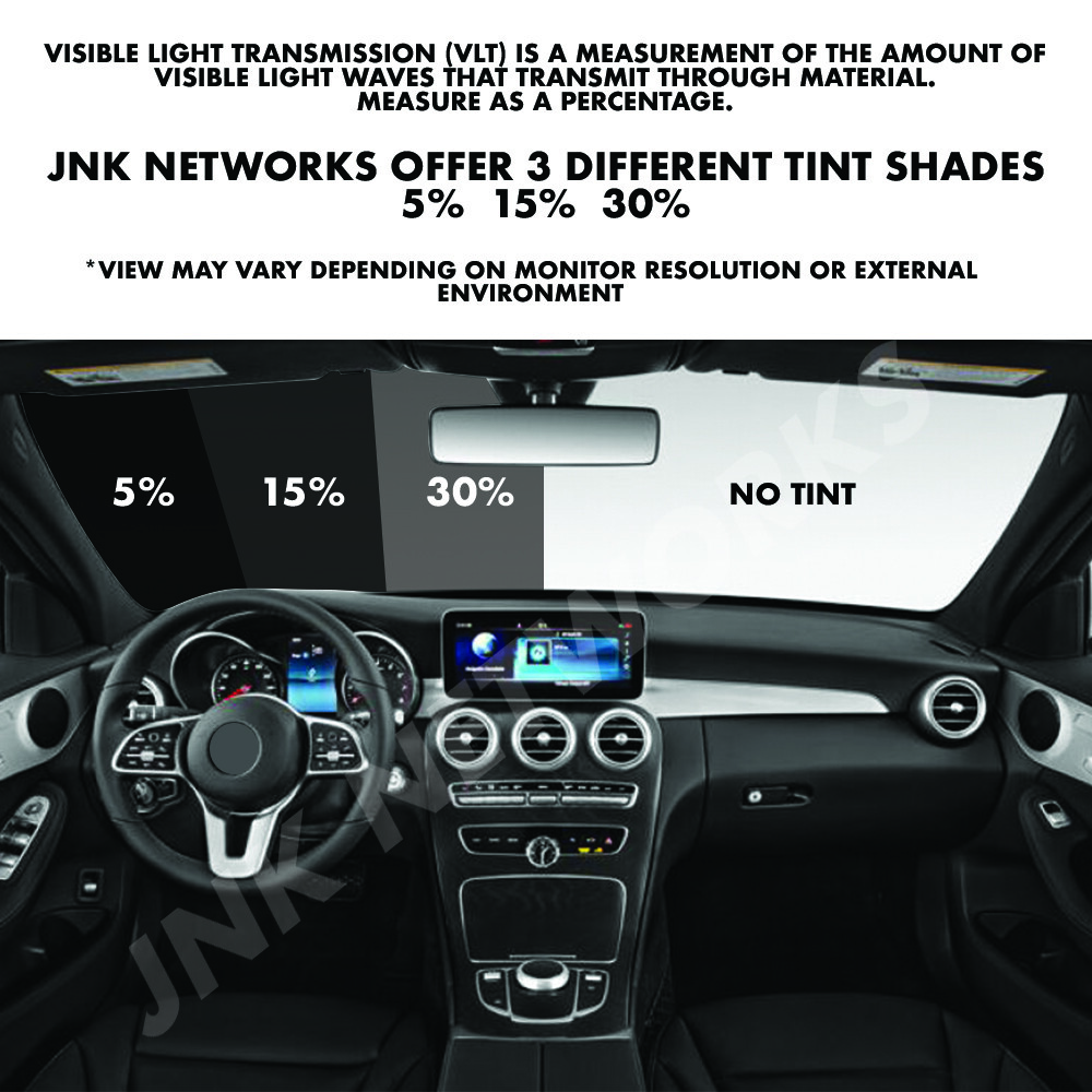 Premium Carbon Ceramic Tint Roll Film 50% Heat Block 5% 15% 30% VLT 20″x10′
