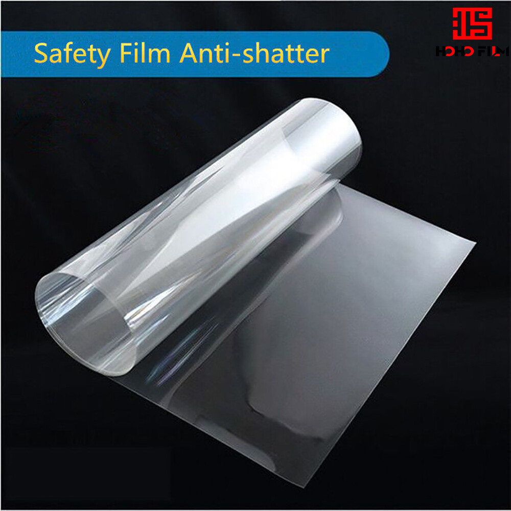 2MIL/4MIL Safety Window Film Shatter Proof Glass protection Home tint HOHOFILM