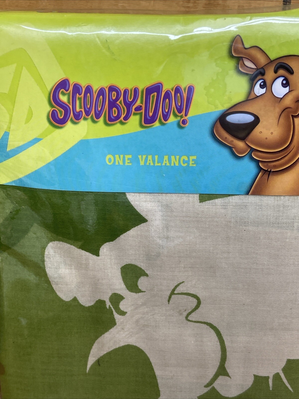 New Vintage Scooby Safari Window Valance Camouflage Brown Green 84×15