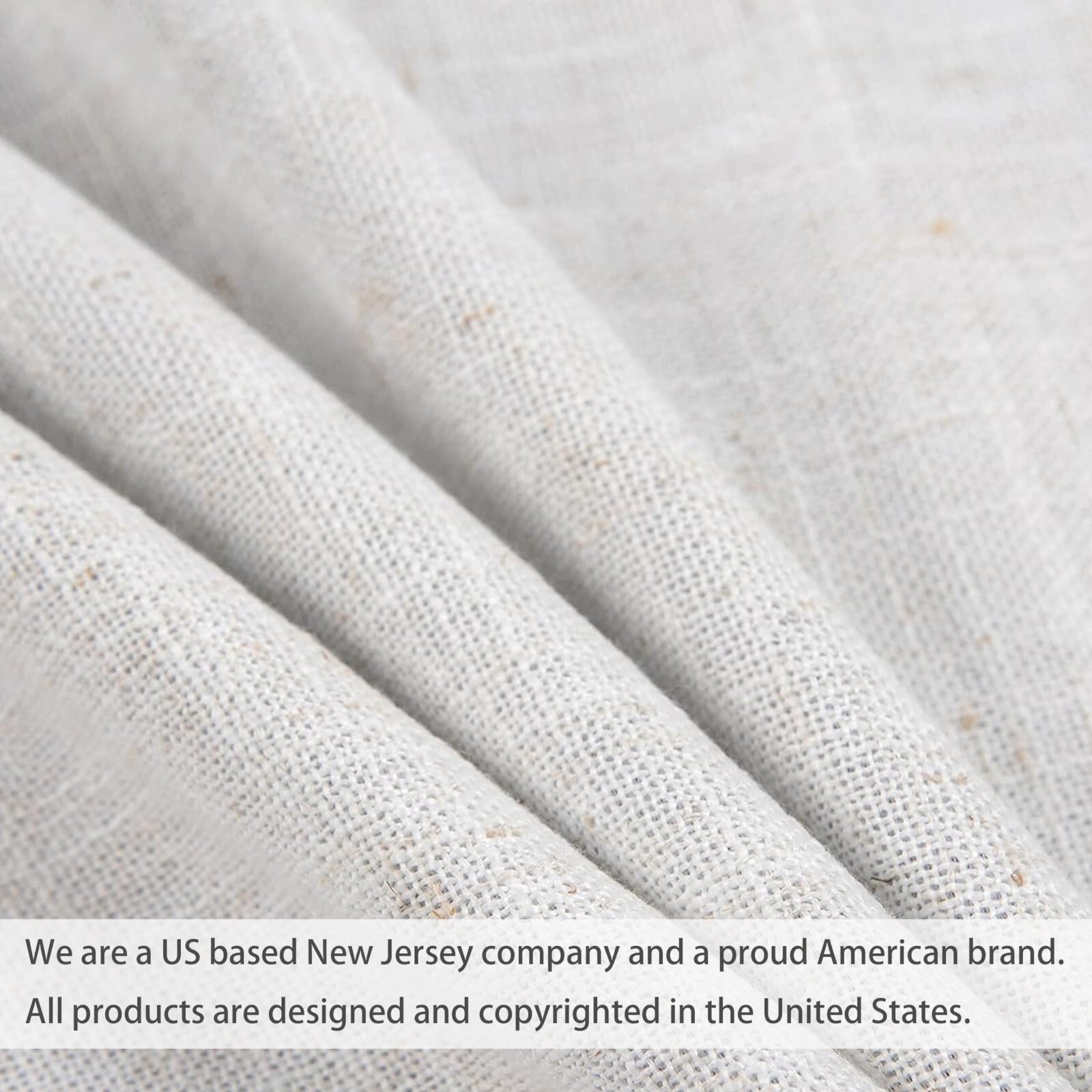 Linen Tie Up Shade Window Curtain Drape Ivory Rod Pocket for Kitchen Living Room