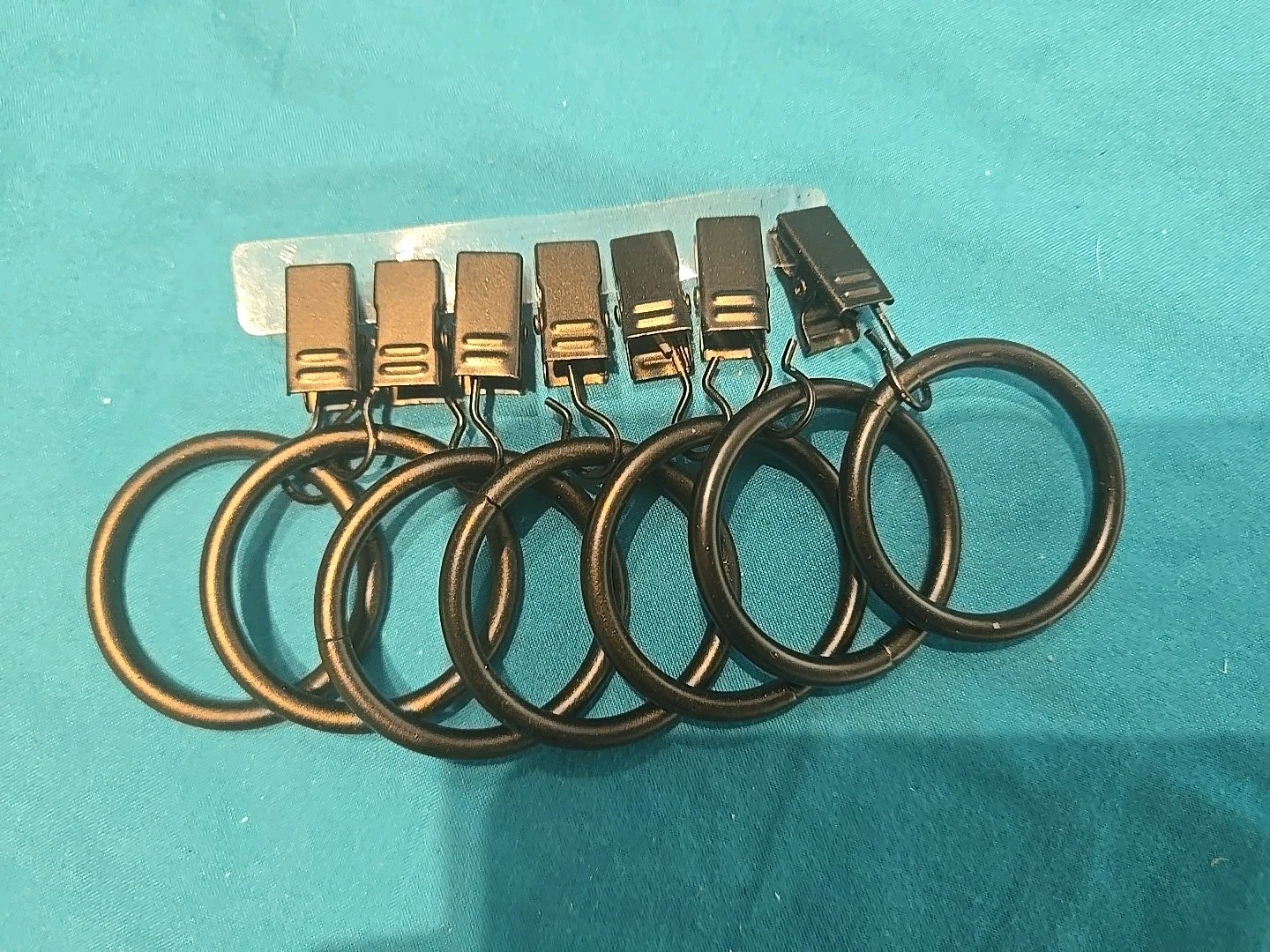 56 Curtain Rings with Clip Curtain Interior Diameter 1.26″ Fits for 1-Inch Rod