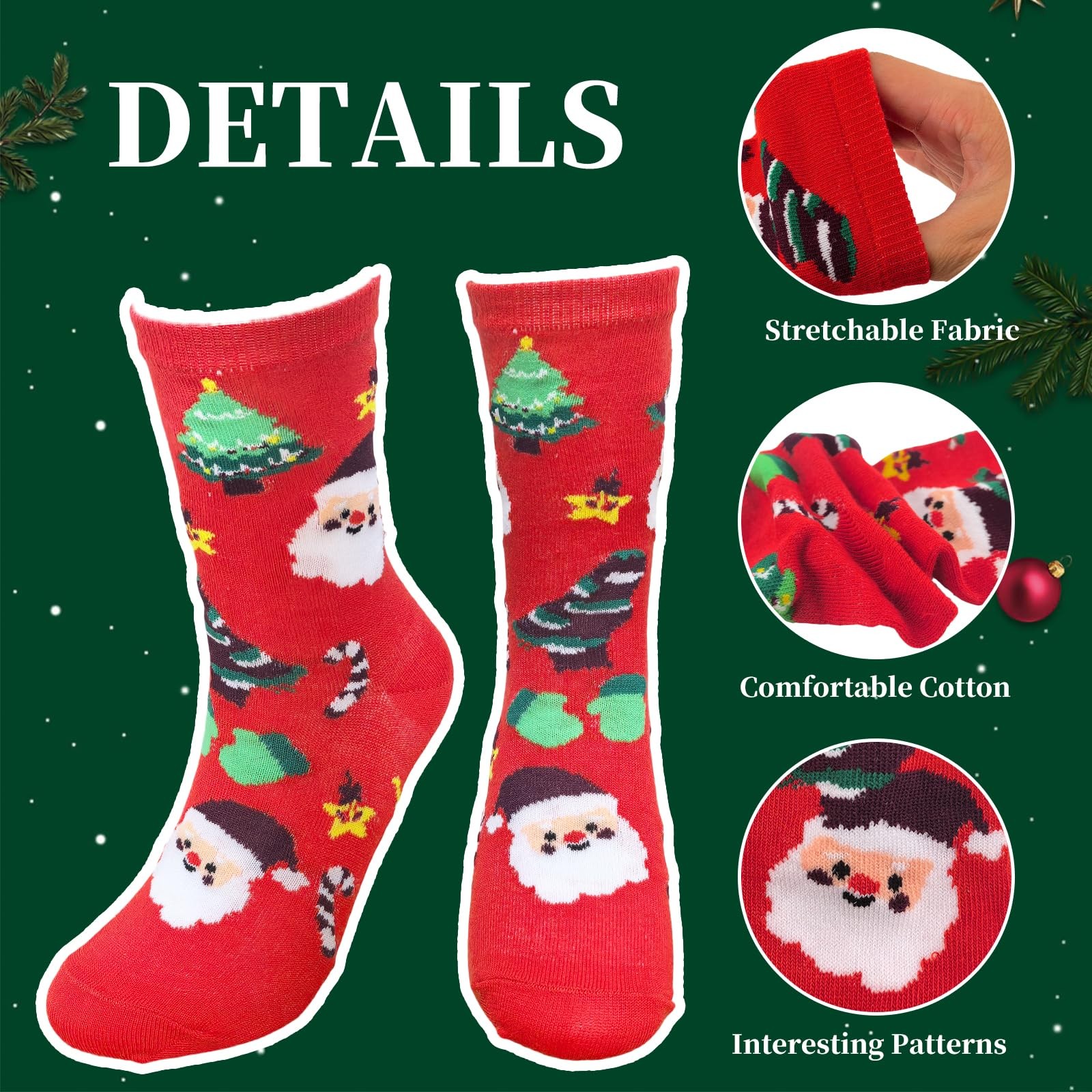 Christmas Socks Advent Calendar 2025 for ,12 Days Themed Holiday Countdown Ca…