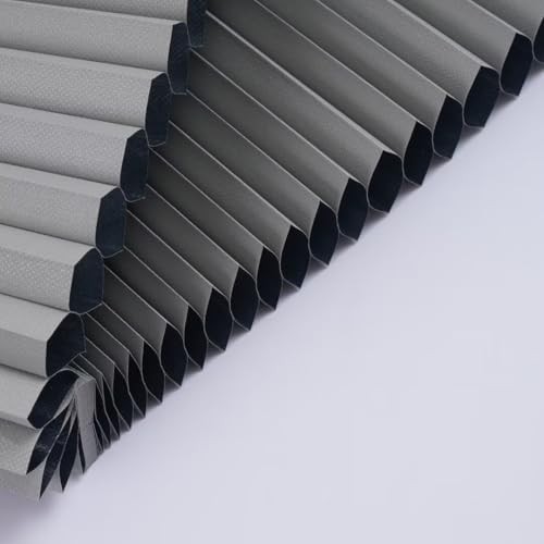 Top Down Bottom Up（TDBU Cellular Shades, 1.5 inch 32″W x 72″H Gray-blackout