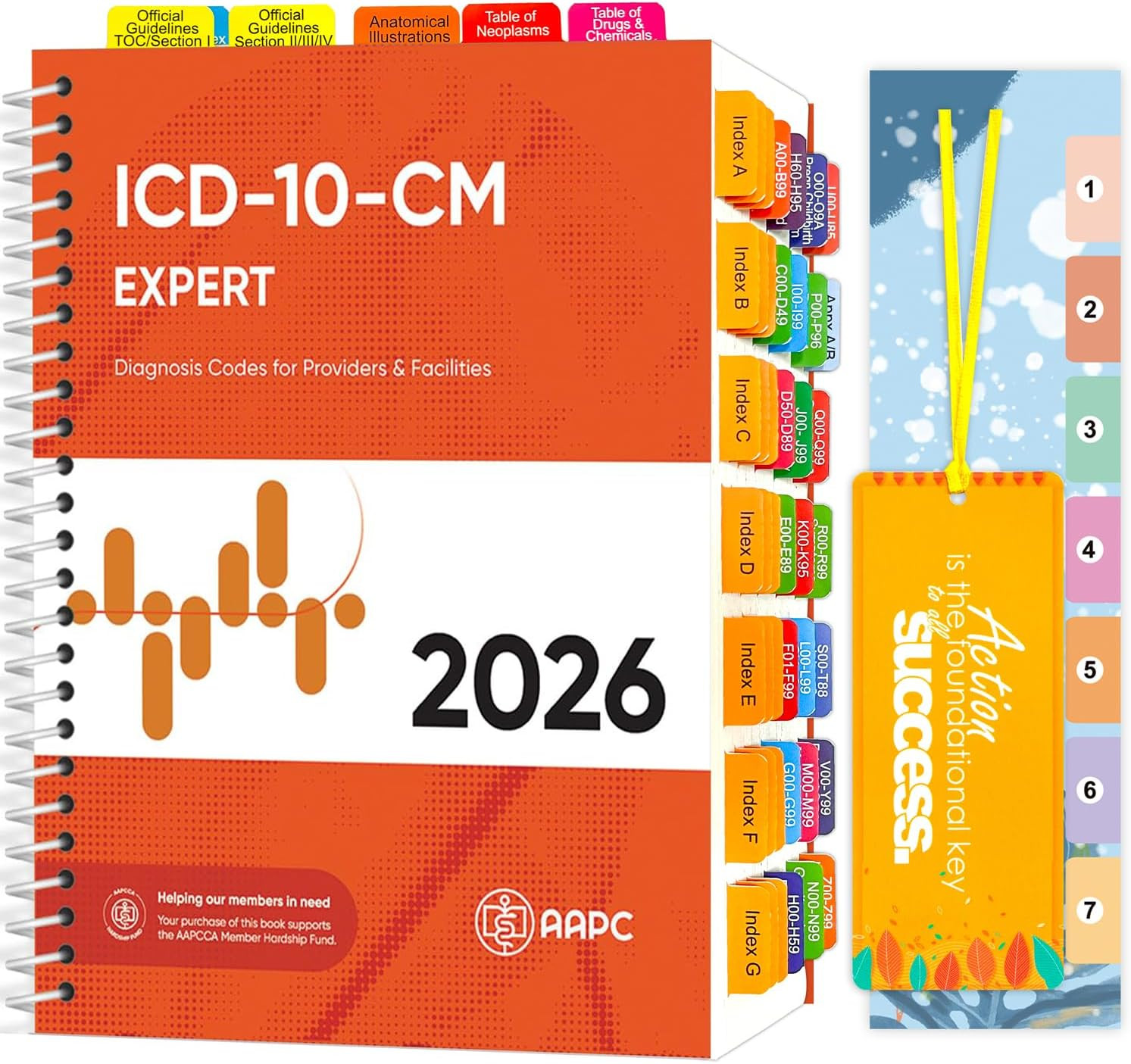 Upgraded Index Tabs for AAPC Version ICD-10-CM Expert 2026/2025 The Complete Off