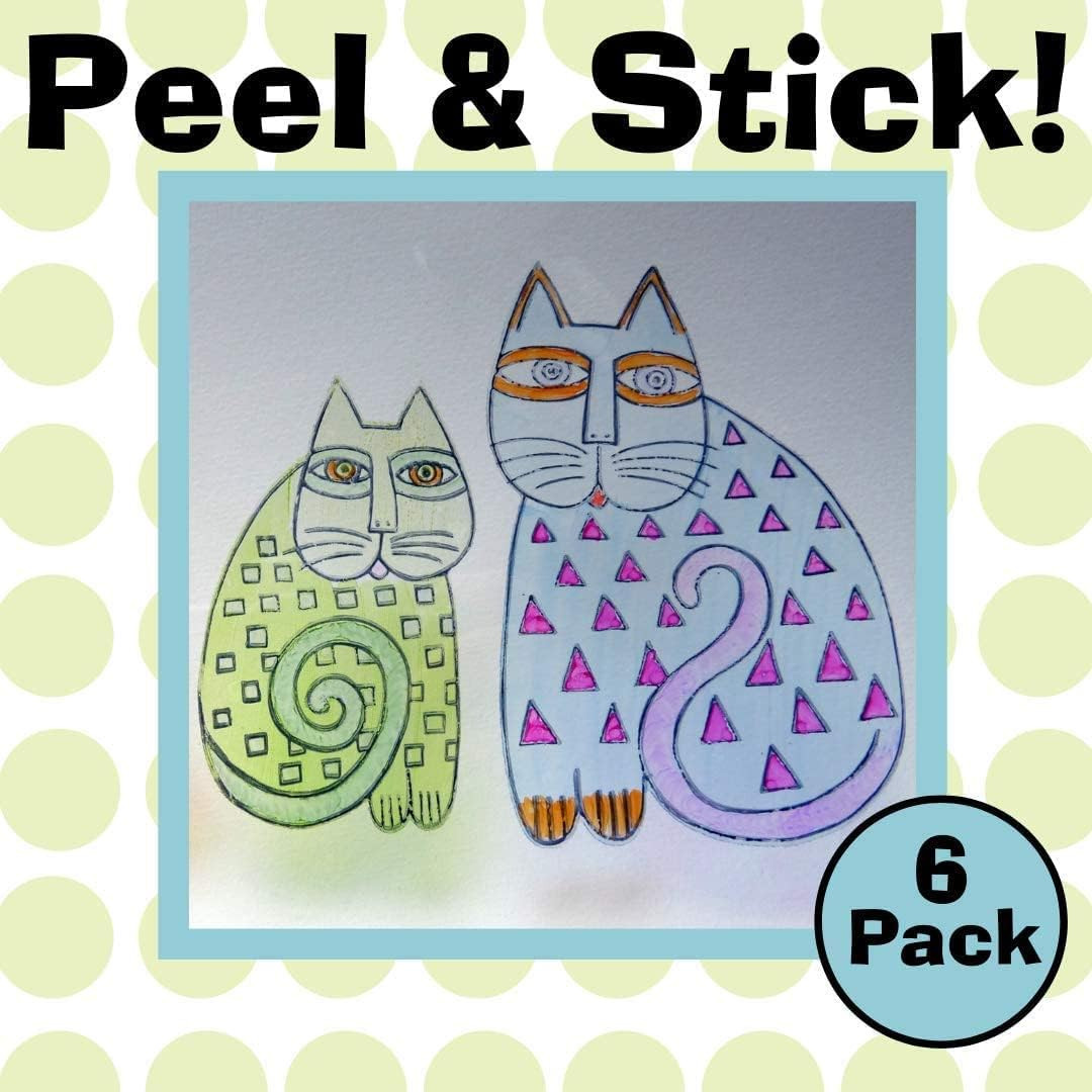 Clear Static Cling Film 9″X12″, Create Your Own Window Clings and Temporary Deco