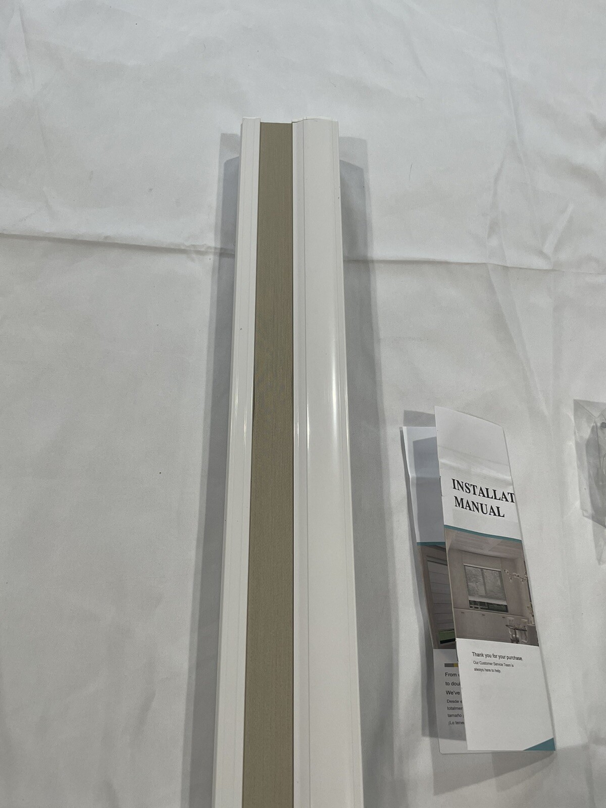 Cordless Honeycomb pull down cellular shade 100% blackout, Beige 24″x64″