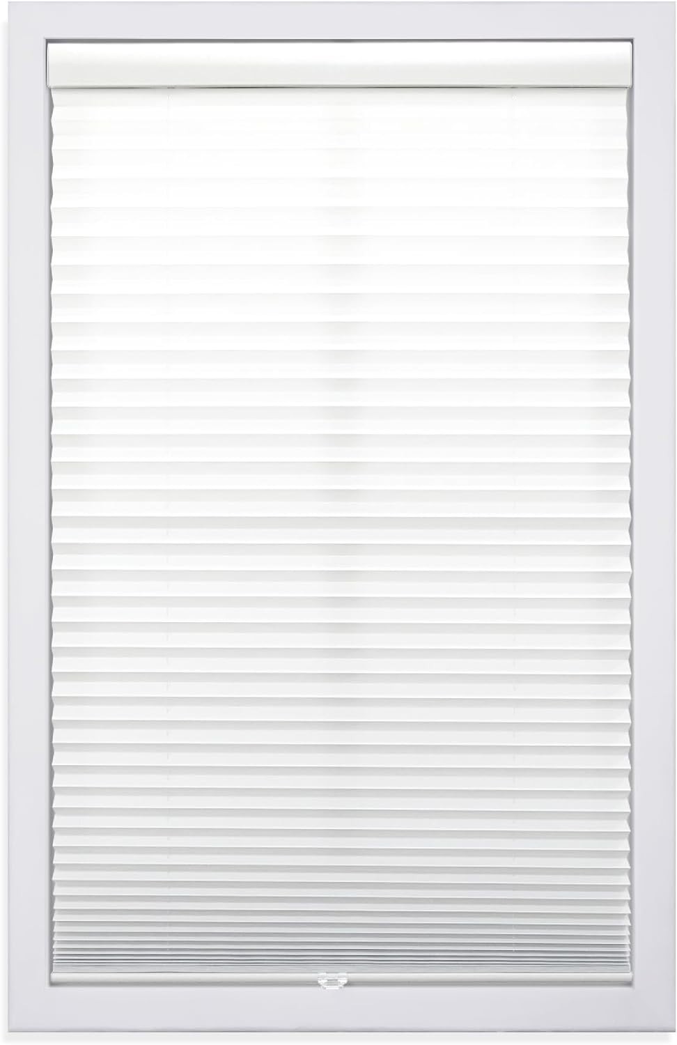 DEZ FURNISHINGS Cordless 1″ Light Filtering Cellular Shade, 45″W x 72″H, White