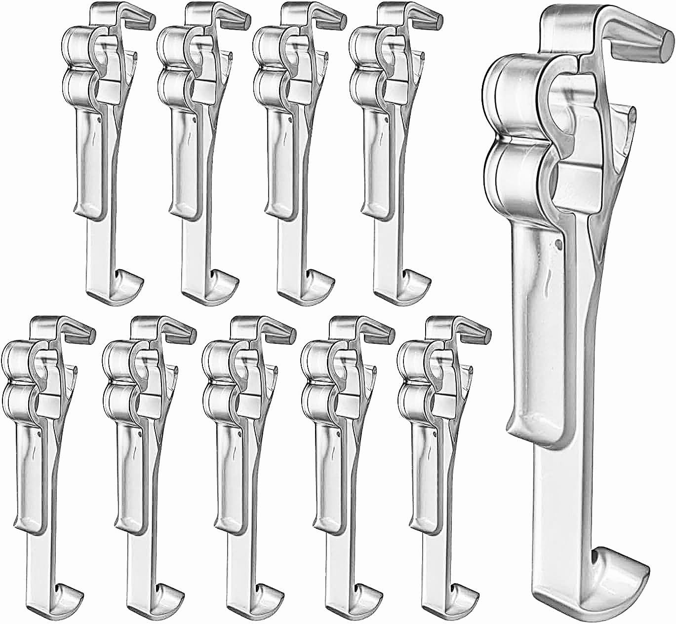 3.0 Inch Clear Valance Clips for Blinds & Window Shades, 10-Pack – Sturdy Pla…