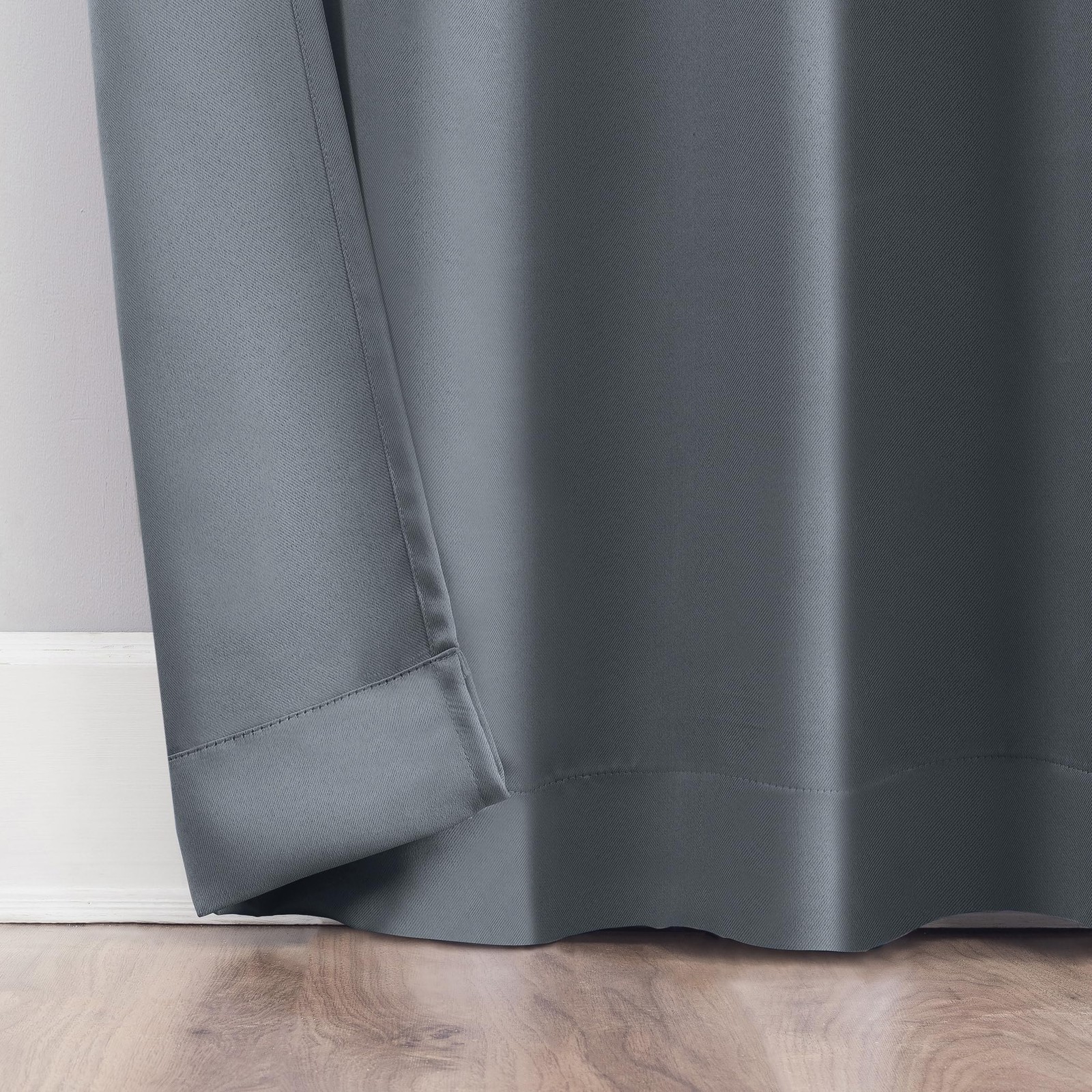 Energy Saving Blackout Curtain Panel, Denim Blue, 40″ W x 63″ L