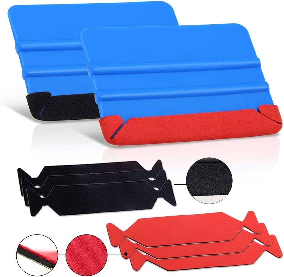 Car Wrap Tools PPF Installation Kit Vinyl Wrap Tool Kit with Felt Squeegee, Film