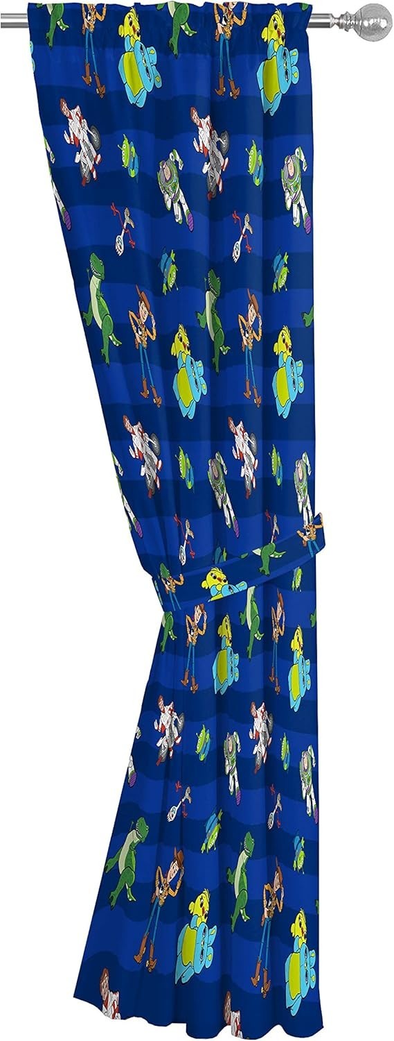 Kids Window Drapes – 4 Piece Curtain Set Includes 2 Tiebacks, Beautiful Beddi…
