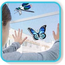 12 Pcs Hummingbird Retractable Screen Door Magnets Butterfly Dragonfly Double