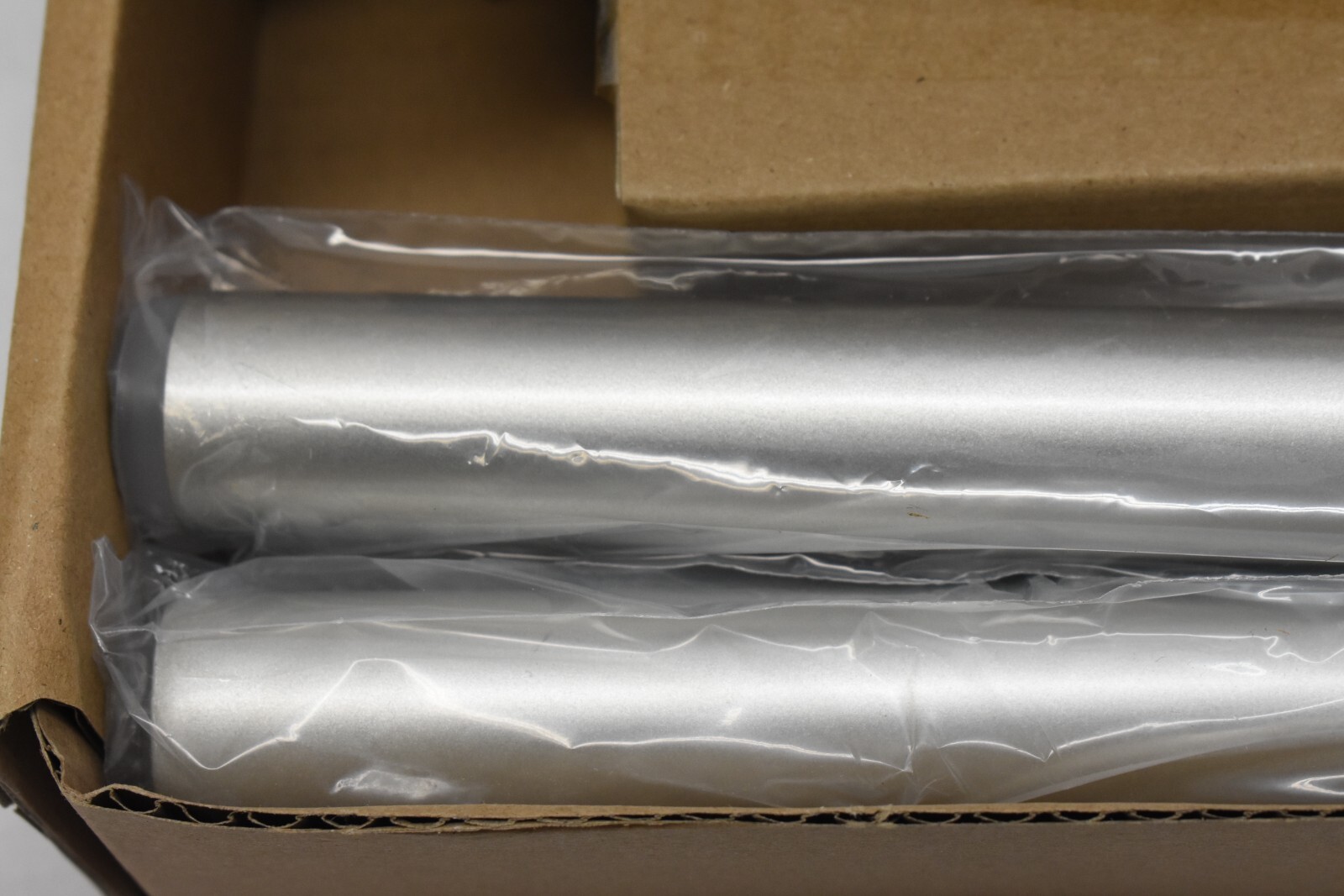 Simewin Curtain Rod 28″ – 48″ Silver Color 1″ Diameter LKCR002-S-28-48