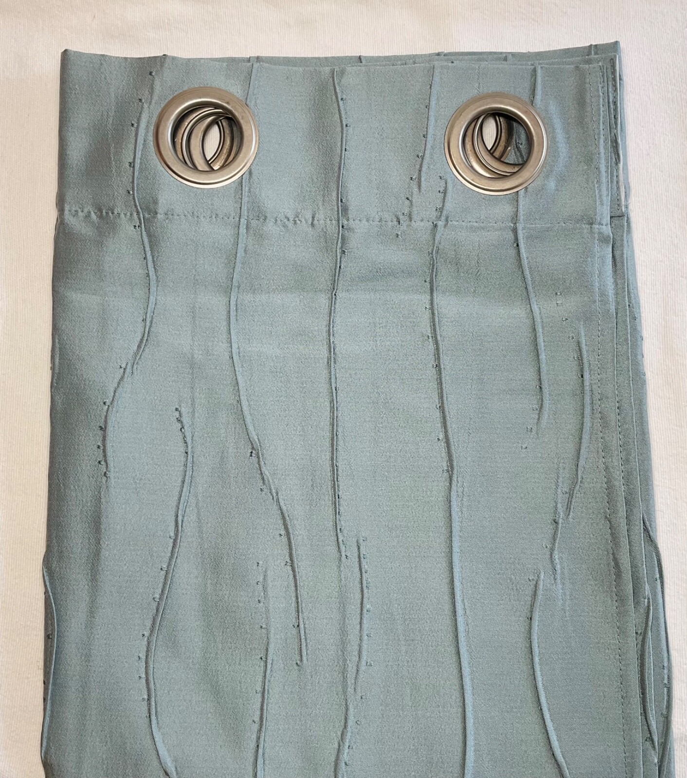 Curtain Panel BLUE GRAY 52 X 84 100% Polyester NEW