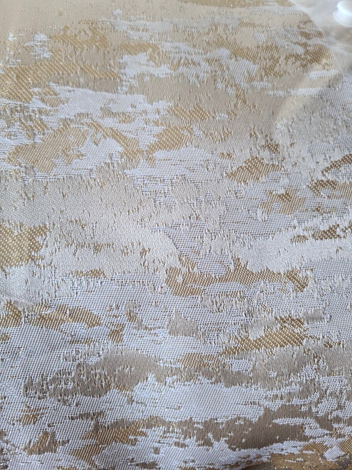 SunSmart Cassius 50″ x 84″ Marble Jacquard Total Blackout Window Panel Gold NEW