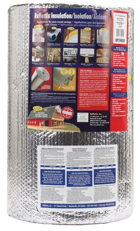 50-Roll Reflectix 24 in. W X 50 ft. L X 0.3125 in. Radiant Barrier Insulation