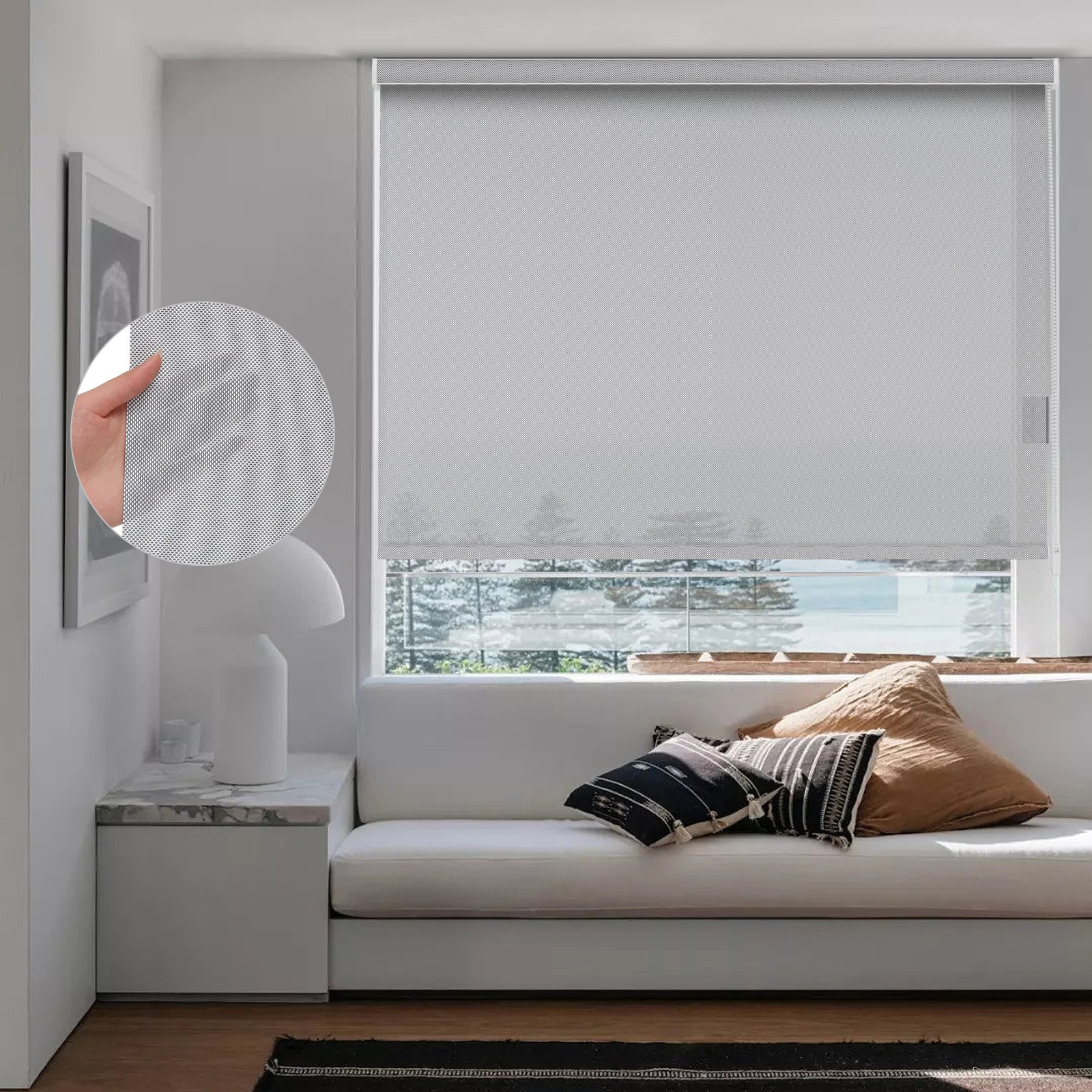 Changshade Light Filtering CUSTOM Made Window Blinds Roller Shades Corded Blind