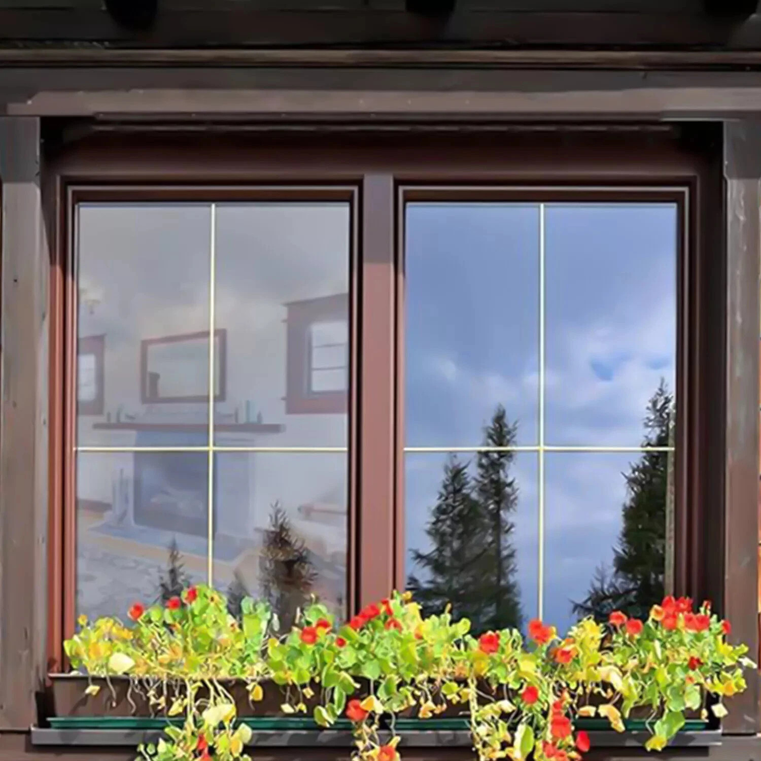 Multiple Sizes Privacy Window Film UV Blocking Decorative Glass Film Office
