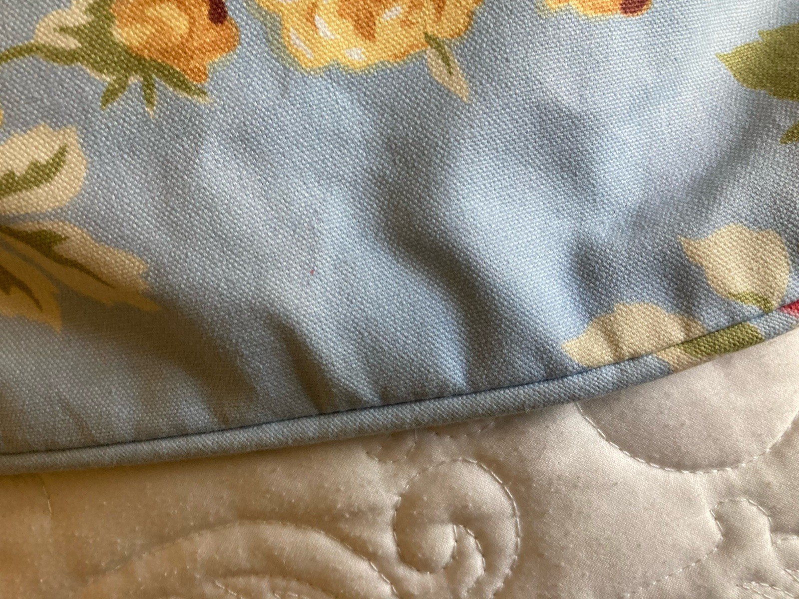 Custom Made Waverly or Ralph Lauren Valance Cabbage Roses Floral 16”x152” Lined