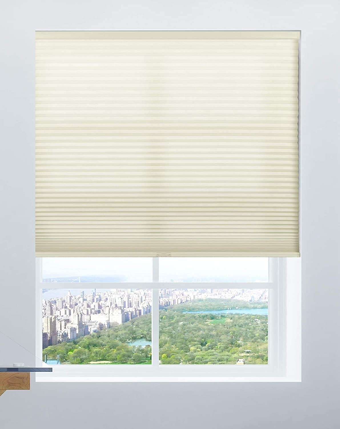 Calyx Interiors Cordless Honeycomb 9/16-Inch Cellular Shade 46.5-Inch Width By