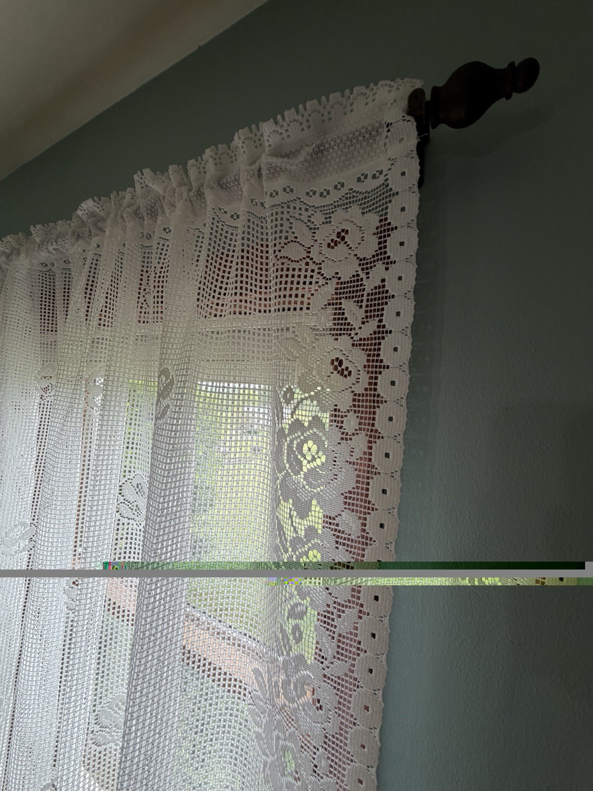 Heritage Lace Off White Curtain Panel, Tier, Balloon New 60” X 80” Beautiful