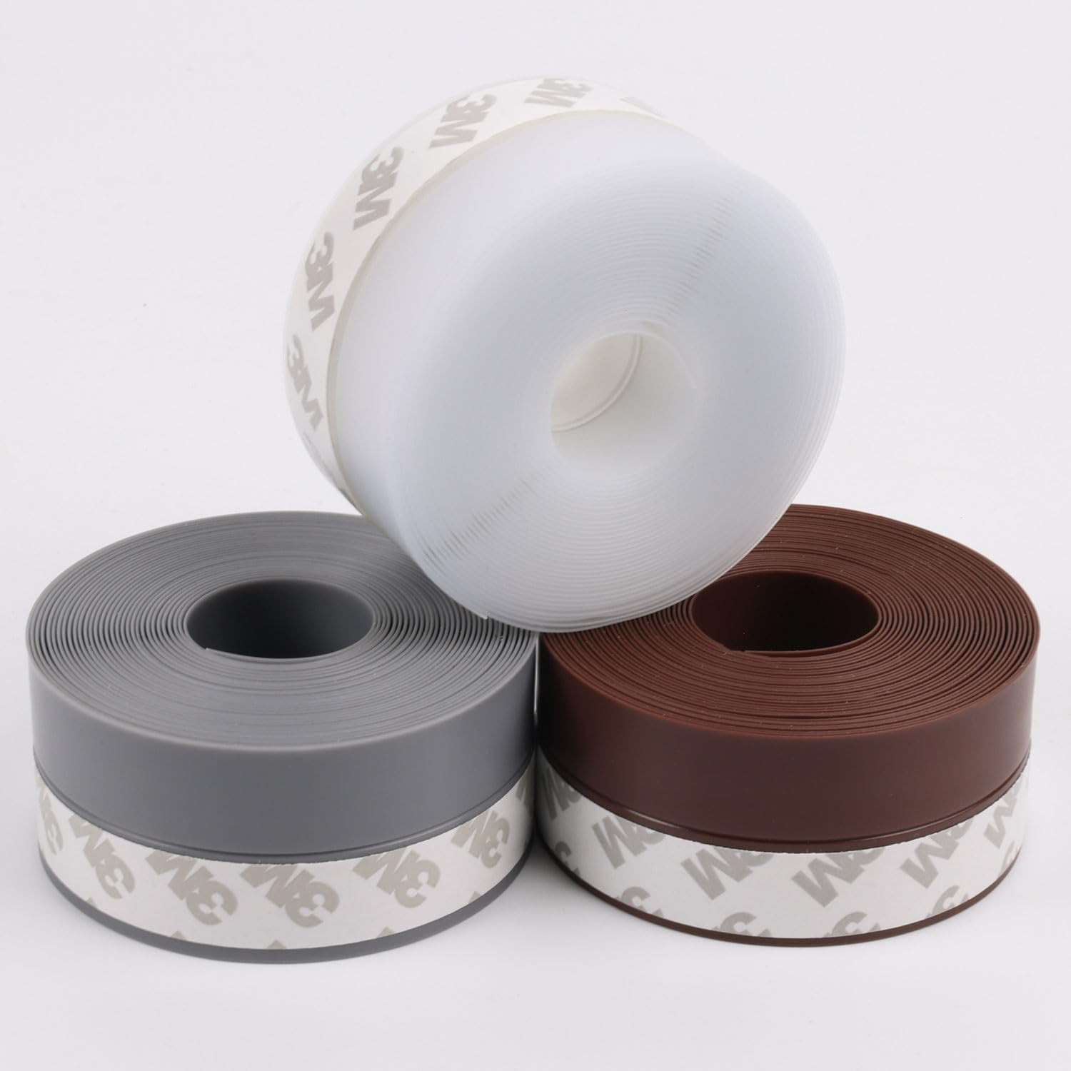 5M/16Ft Window Sealing Strip, Self Adhesive Weather Stripping 35Mm Width, Silico