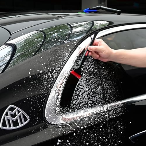 Window Tint Tool Mini Quarter Window Squeegee 8 inch Silicone Squeegee Kit
