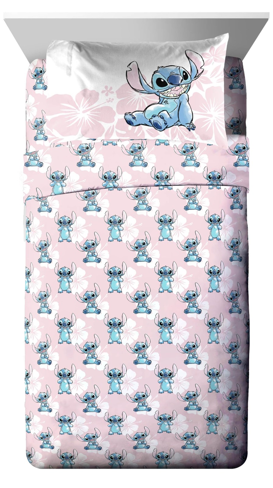 Jay Franco Disney Lilo & Stitch Full Comforter Set – 7 Piece Full, Multicolor