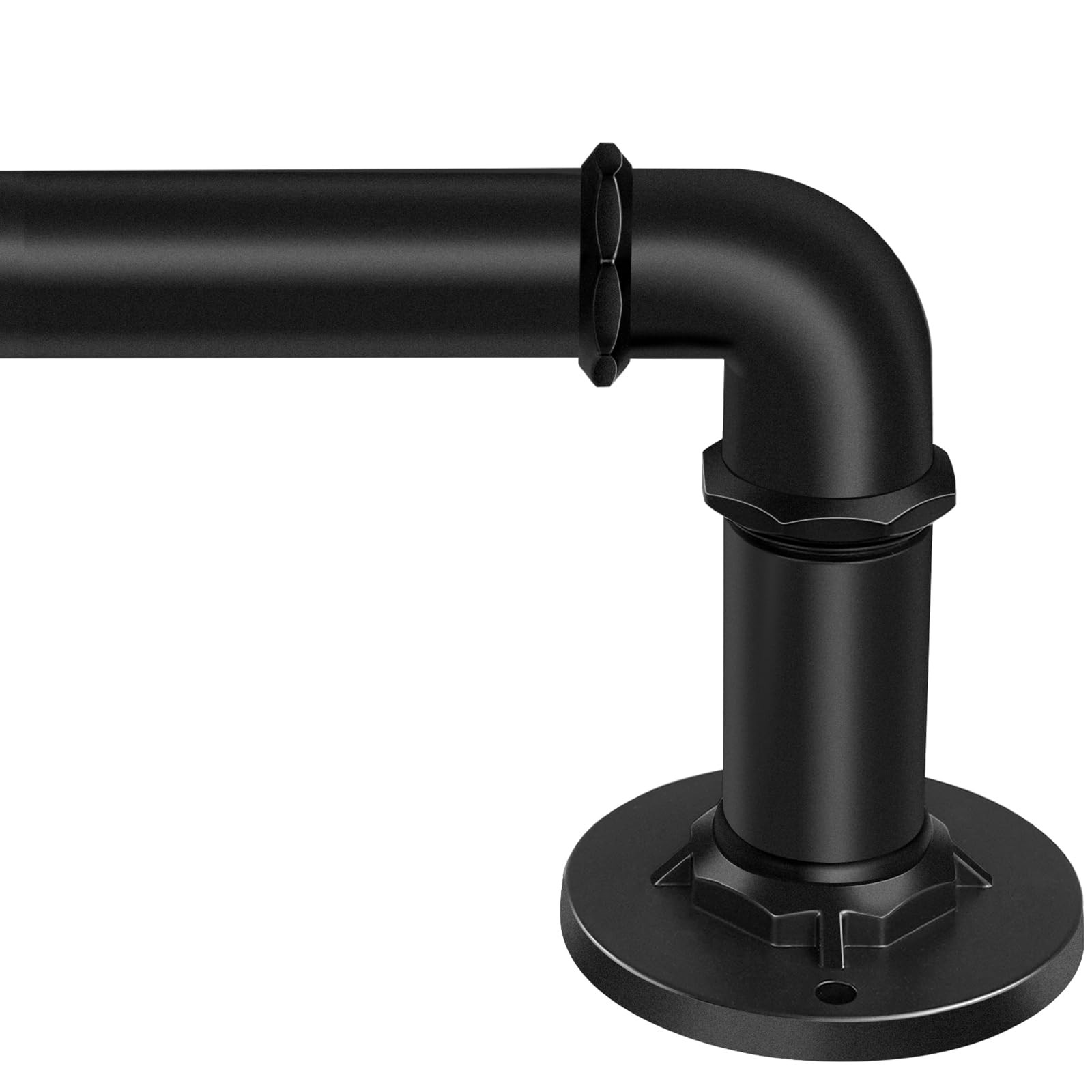 30-90 Inch Wrap Around Curtain Rod 1″ Diameter for 30-84 Windows, Adjustable …