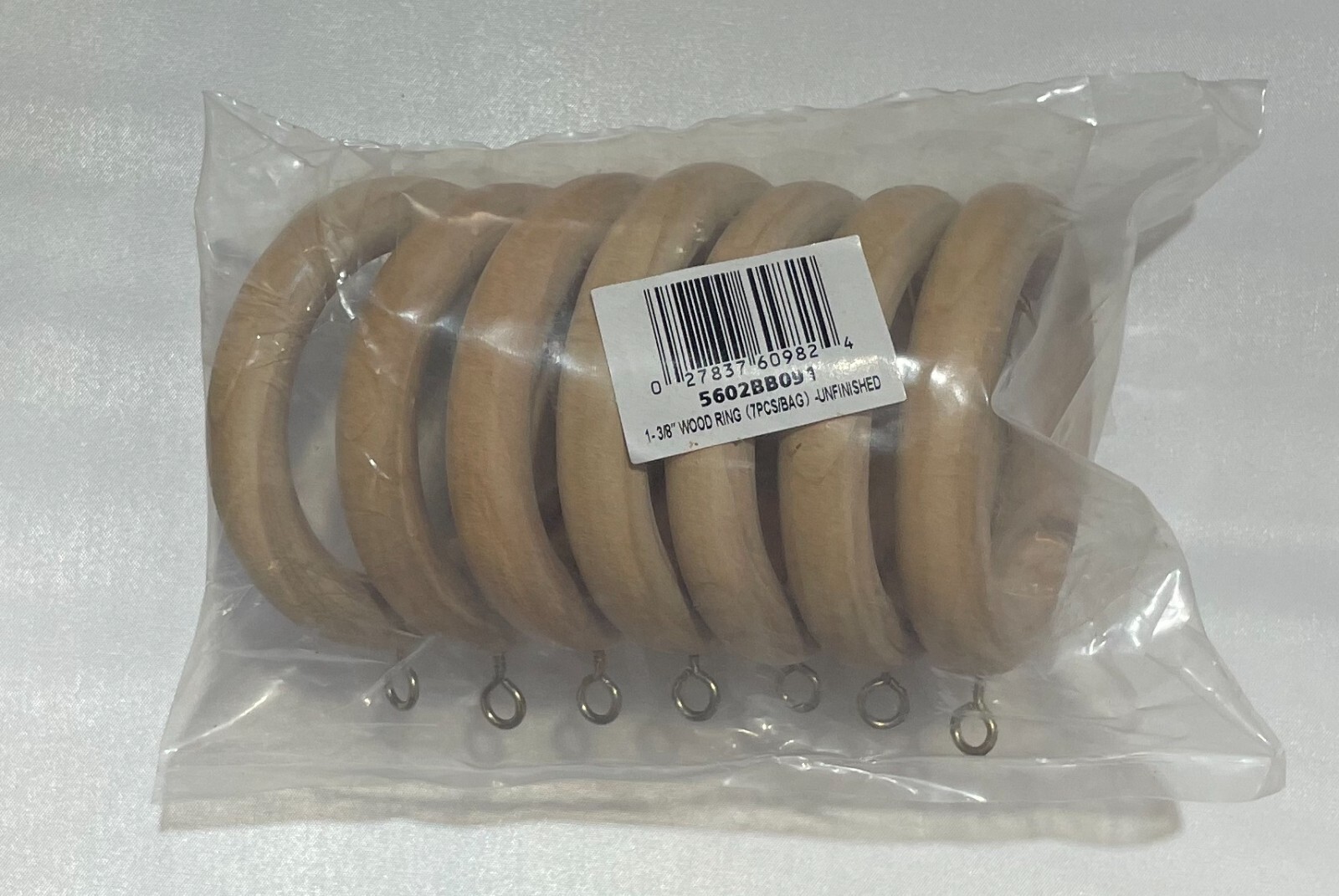 Kirsch Wood Trends Classics Rings, for 1-3/8″ pole, Unfinished MPN# 5602BBG091